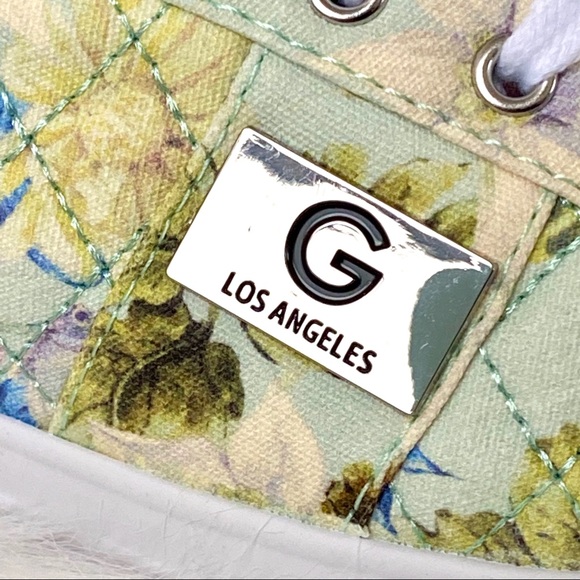 G by Guess GBG Floral Los Angeles Blooms Dionysus Becker Sneaker Women Shoe NWT - Picture 6 of 8